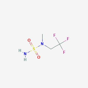 molecular formula C3H7F3N2O2S B13094963 N-Methyl-N-(2,2,2-trifluoroethyl)-sulfamide CAS No. 1179101-90-6