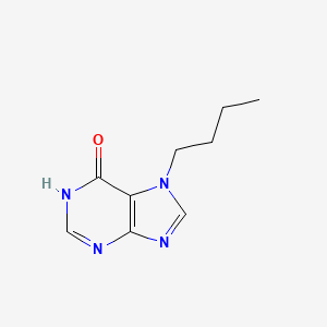 molecular formula C9H12N4O B13094966 7-butyl-3H-purin-6-one CAS No. 7495-67-2