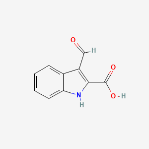 molecular formula C10H7NO3 B1309497 3-Formyl-1H-indole-2-carboxylic acid CAS No. 28737-34-0