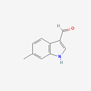 molecular formula C10H9NO B1309500 6-Methylindole-3-carboxaldehyde CAS No. 4771-49-7