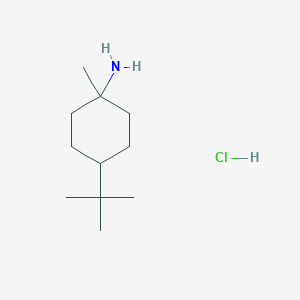 molecular formula C11H24ClN B13095047 Cis-4-tert-Butyl-1-methylcyclohexylamine hydrochloride 