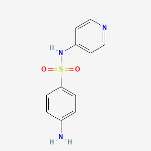 molecular formula C11H11N3O2S B1309513 4-amino-N-pyridin-4-ylbenzenesulfonamide CAS No. 67638-39-5