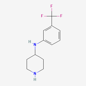 N-[3-(trifluoromethyl)phenyl]piperidin-4-amine