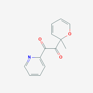 molecular formula C13H11NO3 B13095225 2-Methylproyl2-pyridylketone 