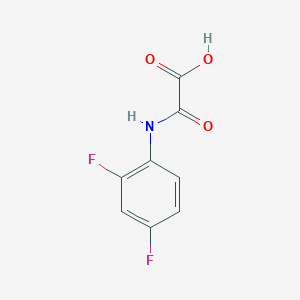 molecular formula C8H5F2NO3 B1309539 [(2,4-Difluorophenyl)amino](oxo)acetic acid CAS No. 678556-81-5