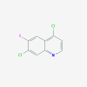 molecular formula C9H4Cl2IN B13095427 4,7-Dichloro-6-iodoquinoline 
