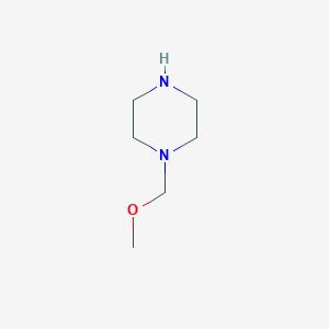 molecular formula C6H14N2O B13095449 1-(Methoxymethyl)piperazine 