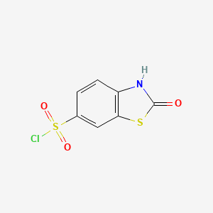 molecular formula C7H4ClNO3S2 B1309548 2-Oxo-2,3-dihydro-1,3-benzothiazole-6-sulfonyl chloride CAS No. 62425-99-4