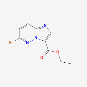 molecular formula C9H8BrN3O2 B13095637 Ethyl 6-bromoimidazo[1,2-b]pyridazine-3-carboxylate 