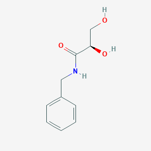 molecular formula C10H13NO3 B13095737 (R)-N-Benzyl-2,3-dihydroxypropanamide 