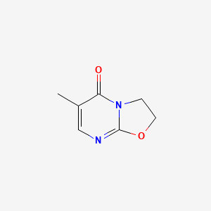 molecular formula C7H8N2O2 B13095833 6-Methyl-2H-oxazolo[3,2-a]pyrimidin-5(3H)-one 