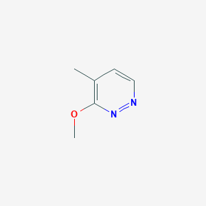 molecular formula C6H8N2O B13095836 3-Methoxy-4-methylpyridazine 