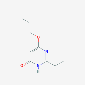 molecular formula C9H14N2O2 B13095866 2-Ethyl-6-propoxypyrimidin-4(1H)-one 