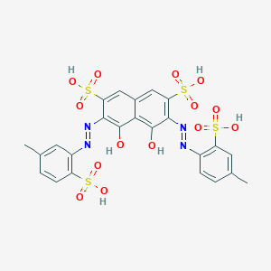 molecular formula C24H20N4O14S4 B13095874 Dimethyl sulfonazo lll 