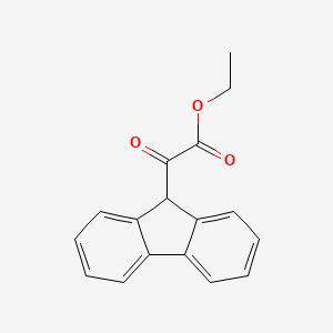 molecular formula C17H14O3 B13095891 Ethyl 2-(9H-fluoren-9-yl)-2-oxoacetate 