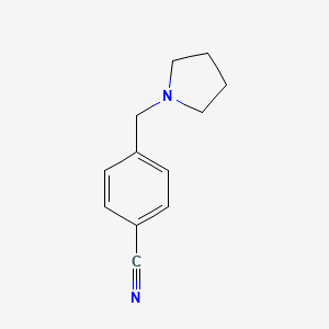 molecular formula C12H14N2 B1309624 4-(Pyrrolidin-1-ylmethyl)benzonitrile CAS No. 78064-96-7