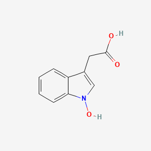 molecular formula C10H9NO3 B13096253 2-(1-Hydroxy-1H-indol-3-yl)acetic acid CAS No. 3289-81-4