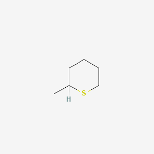 molecular formula C6H12S B13096296 2-Methylthiane CAS No. 73180-15-1
