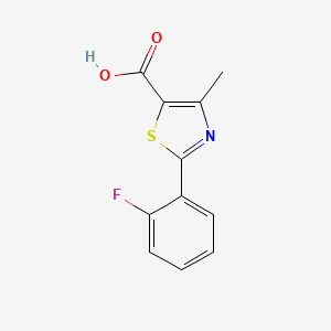 2-(2-Fluorophenyl)-4-methyl-1,3-thiazole-5-carboxylic acid