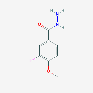 molecular formula C8H9IN2O2 B1309643 3-Iodo-4-methoxybenzohydrazide CAS No. 314763-97-8