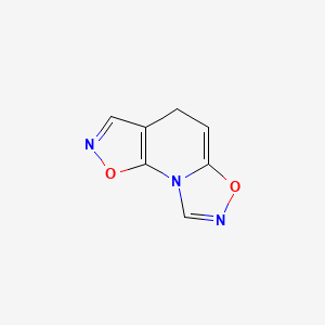 molecular formula C7H5N3O2 B13096514 4h-Isoxazolo[4,5-e][1,2,4]oxadiazolo[4,5-a]pyridine CAS No. 106990-53-8