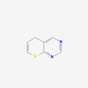 molecular formula C7H6N2S B13096534 5H-Thiopyrano[2,3-d]pyrimidine CAS No. 254-72-8