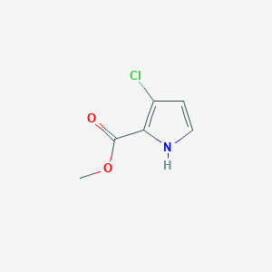 molecular formula C6H6ClNO2 B1309655 Methyl 3-chloro-1H-pyrrole-2-carboxylate CAS No. 226410-00-0