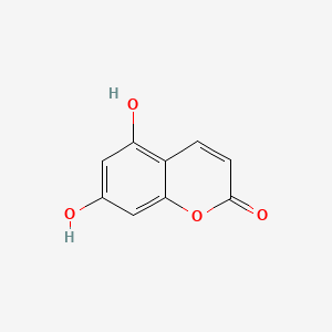 molecular formula C9H6O4 B1309657 5,7-Dihydroxycoumarin CAS No. 2732-18-5