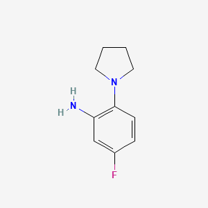 5-Fluoro-2-pyrrolidin-1-ylaniline
