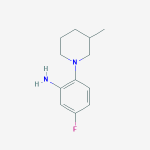 molecular formula C12H17FN2 B1309664 5-Fluoro-2-(3-methylpiperidin-1-yl)aniline CAS No. 869943-95-3