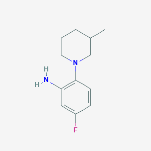 5-Fluoro-2-(3-methylpiperidin-1-yl)aniline
