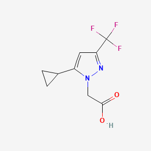 (5-Cyclopropyl-3-trifluoromethyl-pyrazol-1-yl)-acetic acid