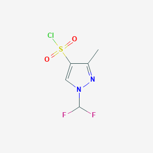 1-Difluoromethyl-3-methyl-1H-pyrazole-4-sulfonyl chloride
