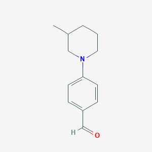 B1309674 4-(3-Methyl-piperidin-1-yl)-benzaldehyde CAS No. 869943-29-3