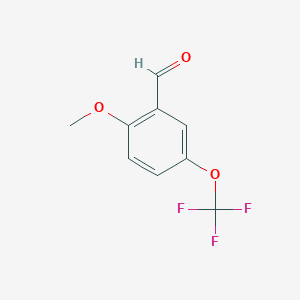 molecular formula C9H7F3O3 B130969 2-Methoxy-5-(trifluoromethoxy)benzaldehyde CAS No. 145742-65-0