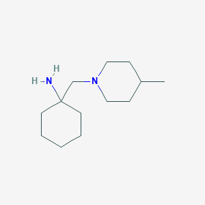 molecular formula C13H26N2 B1309700 1-(4-Methyl-piperidin-1-ylmethyl)-cyclohexylamine CAS No. 220137-80-4