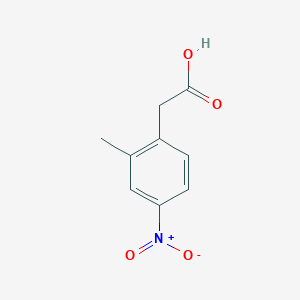 molecular formula C9H9NO4 B13097010 (2-Methyl-4-nitro-phenyl)-acetic acid 
