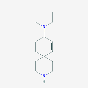 molecular formula C13H24N2 B13097065 N-Ethyl-N-Methyl-3-Azaspiro[5.5]Undec-7-En-9-Amine 