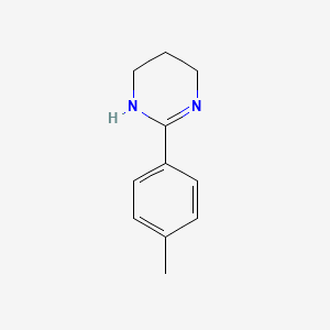 molecular formula C11H14N2 B13097152 2-(p-Tolyl)-1,4,5,6-tetrahydropyrimidine 