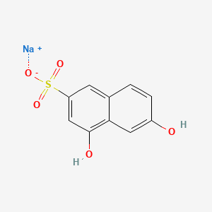 molecular formula C10H7NaO5S B1309719 4,6-二羟基萘-2-磺酸钠 CAS No. 83732-66-5