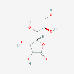 molecular formula C₇H₁₂O₇ B130973 D-Glycero-D-gulo-heptono-1,4-lactone CAS No. 60046-25-5