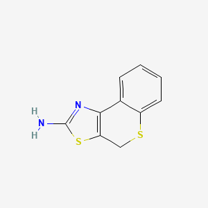 molecular formula C10H8N2S2 B1309734 4H-thiochromeno[4,3-d][1,3]thiazol-2-amine CAS No. 31879-58-0