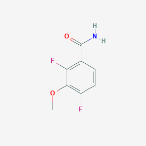 molecular formula C8H7F2NO2 B1309739 2,4-二氟-3-甲氧基苯甲酰胺 CAS No. 479091-06-0