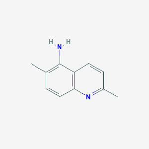 molecular formula C11H12N2 B1309750 2,6-Dimethylquinolin-5-amine CAS No. 116632-59-8