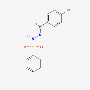 molecular formula C14H13BrN2O2S B1309765 4-Bromobenzaldehyde tosylhydrazone CAS No. 19350-68-6