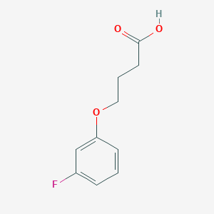 molecular formula C10H11FO3 B1309768 4-(3-Fluorophenoxy)butanoic acid CAS No. 87411-27-6