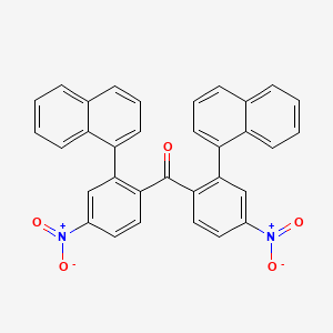 molecular formula C33H20N2O5 B13097977 1-Naphthyl-4-nitrophenylketone 