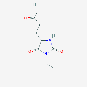 3-(2,5-Dioxo-1-propyl-imidazolidin-4-yl)-propionic acid