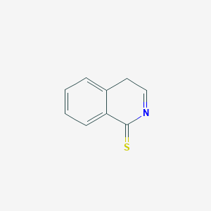 molecular formula C9H7NS B13098069 Isoquinoline-1(2H)-thione 