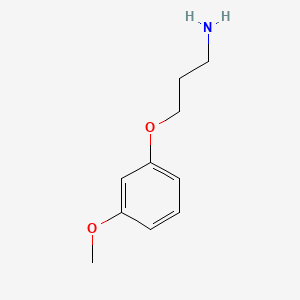 B1309809 3-(3-Methoxyphenoxy)propylamine CAS No. 6451-26-9